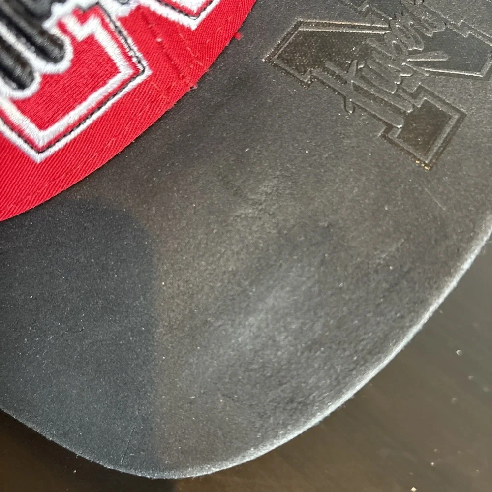 Vintage Nebraska Huskers Hat Cap Red Adjustable Captivating‎ Headgear Snapback